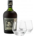 Diplomatico Reserva Exclusiva 12y 40% 0,7 l (dárkové balení 2 sklenice) – Hledejceny.cz