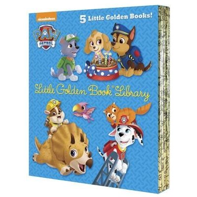 Paw Patrol Little Golden Book Library (Paw Patrol): Itty-Bitty Kitty Rescue; Puppy Birthday!; Pirate Pups; All-Star Pups!; Jurassic Bark! (Various)(Pevná vazba)