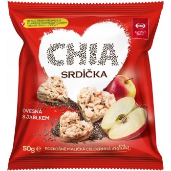 Semix Müsli srdíčka křupavá s jablkem a chia semínky 50 g