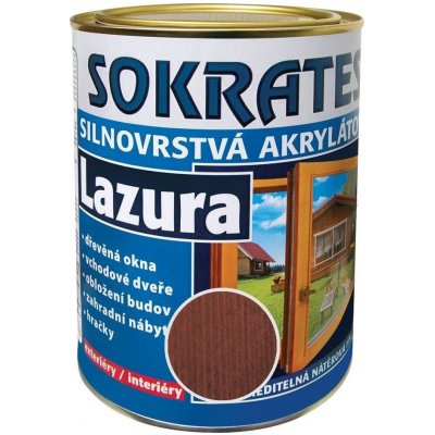 Sokrates Silnovrstvá akrylátová lazura 0,7 kg Teak – Zbozi.Blesk.cz