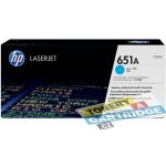 HP 651A originální tonerová kazeta azurová CE341A – Sleviste.cz