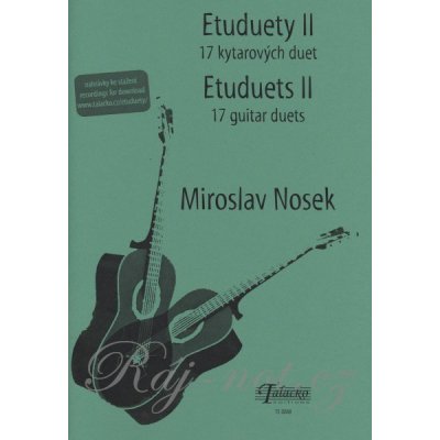 Etuduety II Miroslav Nosek + Audio Online / 17 jazzových a populárních kytarových duet