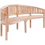 vidaXL Lavice banana 200 cm masivní teakové dřevo 310495 – Zboží Mobilmania