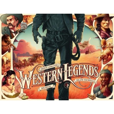 Kolossal Games Western Legends: Big box deluxe storage box – Zboží Živě