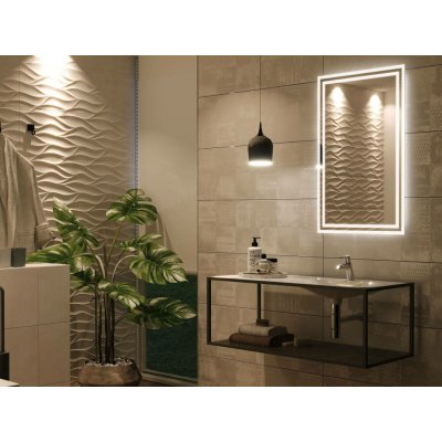 Artalo LED zrcadlo M3 80 x 100 cm – Sleviste.cz