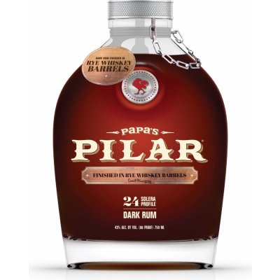 Papa’s Pilar 24 Rye Whiskey Barrel Finished 43% 0,7 l (holá láhev) – Zboží Mobilmania