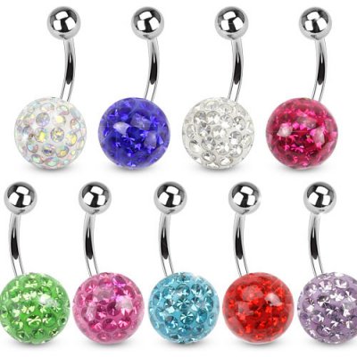 Marre piercing banánek chirurgická ocel s krystalky HWNSD1301 – Hledejceny.cz