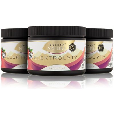 Golden Nature GN Exclusive Elektrolyty Lesní Ovoce 3 x 285 g – Hledejceny.cz