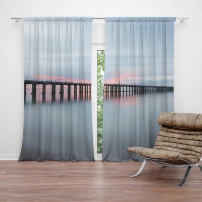 Sablio Závěs Molo s červánky: 2ks 140x250cm – Hledejceny.cz