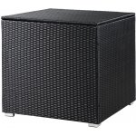 FurniGO box 75x75x70cm černá – Zboží Dáma