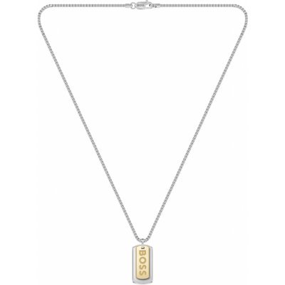 Hugo Boss Pánský bicolor náhrdelník psí známky 1580576 – Sleviste.cz