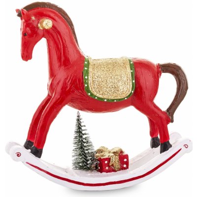 Vánoční figurka houpací kůň 140242 – Zboží Mobilmania