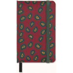 Moleskine Zápisník Professional Silk tvrdé desky A7 čistý bordó – Hledejceny.cz