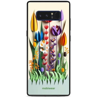 Pouzdro Mobiwear Glossy Samsung Galaxy Note 8 - G015G Barevné květinky