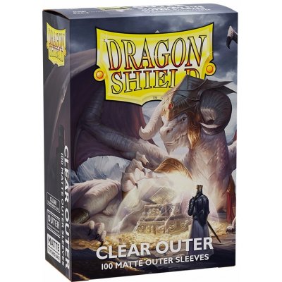 Dragon Shield Matte Clear Outer Sleeves obaly 100 ks – Zboží Mobilmania