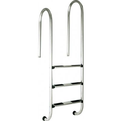 VÁGNER POOL Muro Slim žebřík RVM 3 stupně s rozdílnou výškou madel (AISI 316) – Zboží Dáma