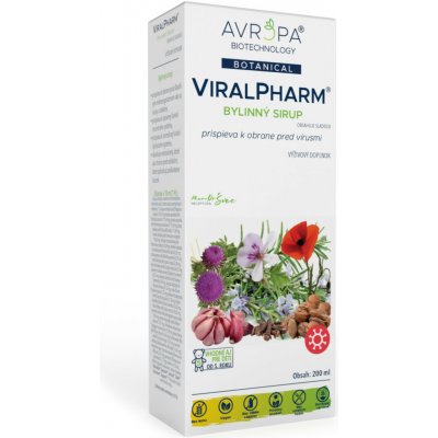 Avropa ViralPharm bylinný sirup 200 ml – Hledejceny.cz