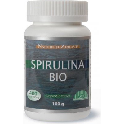 NástrojeZdraví Spirulina Bio 100 g .400 tablet