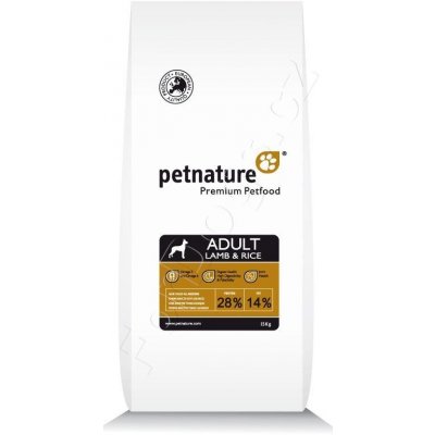 Petnature Adult Lamb & Rice 15 kg