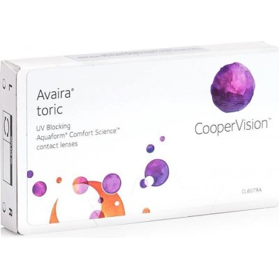 Cooper Vision Avaira Toric 6 čoček – Zboží Mobilmania