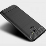 Pouzdro SES Ochranné silikonové karbon Samsung Galaxy A8 2018 A530F - černé – Hledejceny.cz