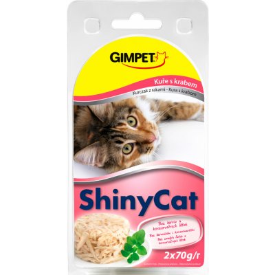 GimBorn GimCat ShinyCat kuře krab 2 x 70 g – Zboží Mobilmania