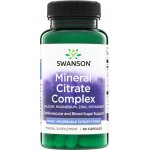 Swanson Mineral Citrate Complex Vápník, hořčík, zinek, draslík 60 kapslí – Hledejceny.cz