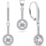 Brilio Silver stříbrný set přívěsku a náušnic SET199W – Hledejceny.cz