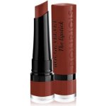 Bourjois Paris Rouge Velvet The Lipstick matná rtěnka 12 Brunette 2,4 g – Zboží Mobilmania