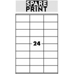 SPARE PRINT PREMIUM bílé 70 x 36 mm 100 archů – Hledejceny.cz