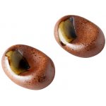 Made in Japan MIJ Oblázek na odložení jídelních hůlek Brown with Green Splash – Hledejceny.cz