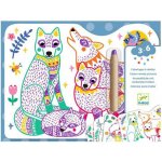 Djeco Kouzelné omalovánky pro nejmenší Vlčí rodinka – Hledejceny.cz