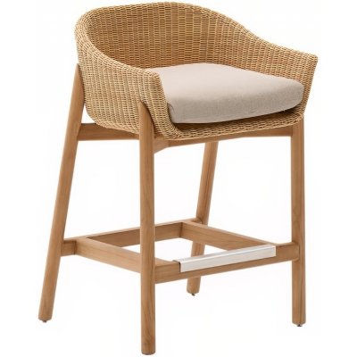 Kave Home Galea 65 cm židle z umělého ratanu Zahradní barová – Hledejceny.cz