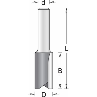 HiKOKI 754053 Drážkovací fréza 5x11x51mm, 8mm – Zboží Dáma