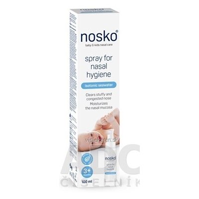 Nosko Sprej na nosní hygienu izotonická mořská voda 100 ml – Zbozi.Blesk.cz