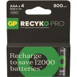 GP ReCyko Pro AAA 800mAh 4ks 1032124080 – Zboží Živě