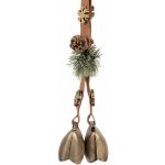 Clayre & Eef Vánoční dekorace se zvonky k zavěšení Vintage Doorbell - 8*12*50 cm – Hledejceny.cz