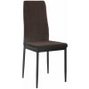 Jídelní židle MOB Enrico tmavě hnědá / černá