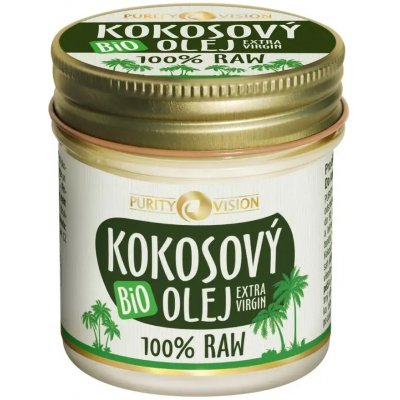 Purity Vision RAW BIO Kokosový olej 120 ml – Hledejceny.cz