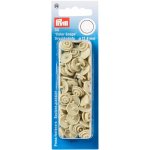 PRYM Plastové patentky "Color Snaps" kulaté, 12,4 mm, 30 ks, béžové – Zbozi.Blesk.cz