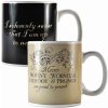 Hrnek a šálek CurePink Bílý proměňovací keramický hrnek Harry Potter Marauder's Map Pobertův plánek MUGBHP02 400 ml