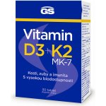 GS Vitamin D3 + Vitamin K2 30 tablet – Hledejceny.cz
