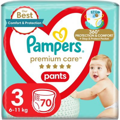 Pampers Premium Care Pants 3 70 ks – Hledejceny.cz