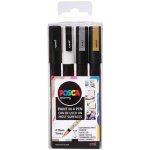 Uni Posca PC-3M 0,9 1,3 mm sada 4 ks – Zboží Živě