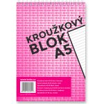 BOBO Blok kroužkový, horní vazba, A5 linkovaný 50 listů – Sleviste.cz