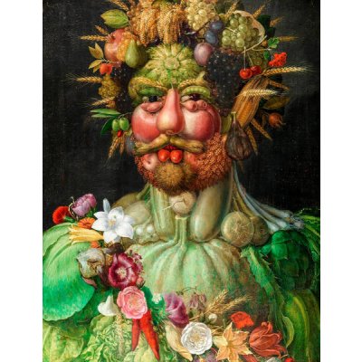 Rudolf II jako Vertumnus 50x65cm - Giuseppe Arcimboldo – Hledejceny.cz