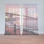 Sablio Záclony Golden Gate: 2ks 150x250cm – Hledejceny.cz