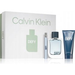Calvin Klein CK Defy EDT 100 ml + sprchový gel 100 ml + EDT 10 ml