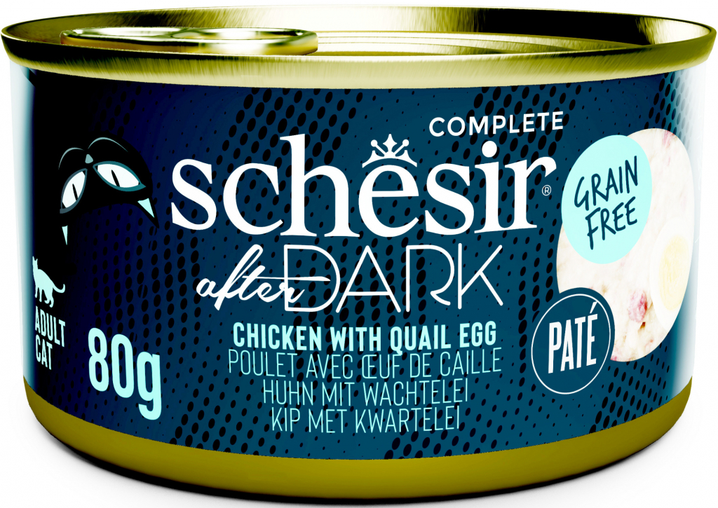 Schesir Cat After Dark Paté kuře vejce 80 g