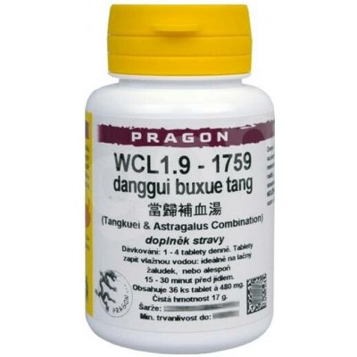 Pragon WCL1.9 - danggui buxue tang 36 tablet – Hledejceny.cz